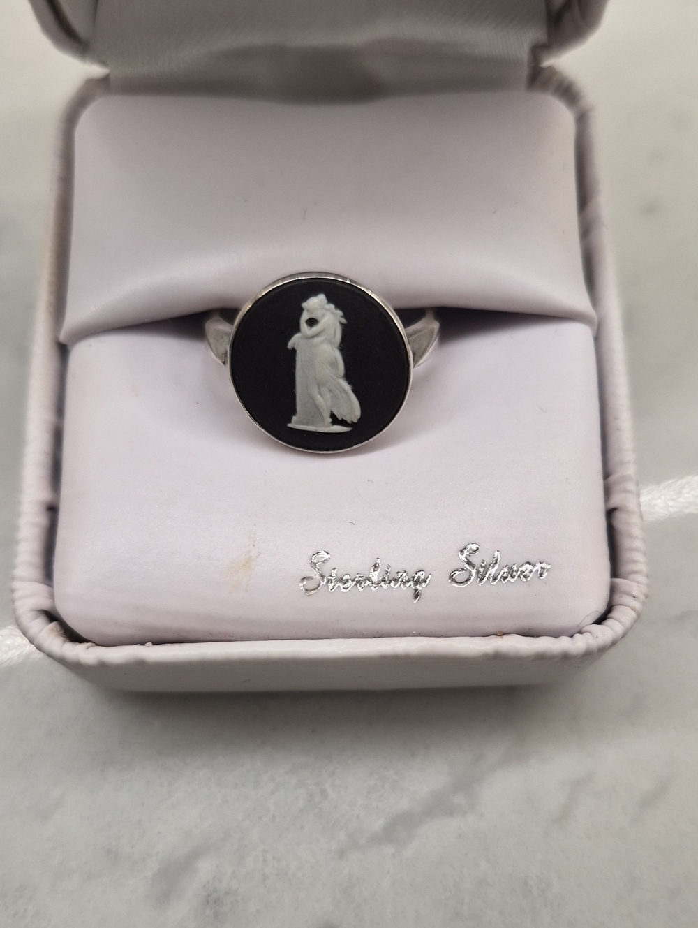 Wedgwood Sterling Silver Cameo Ring